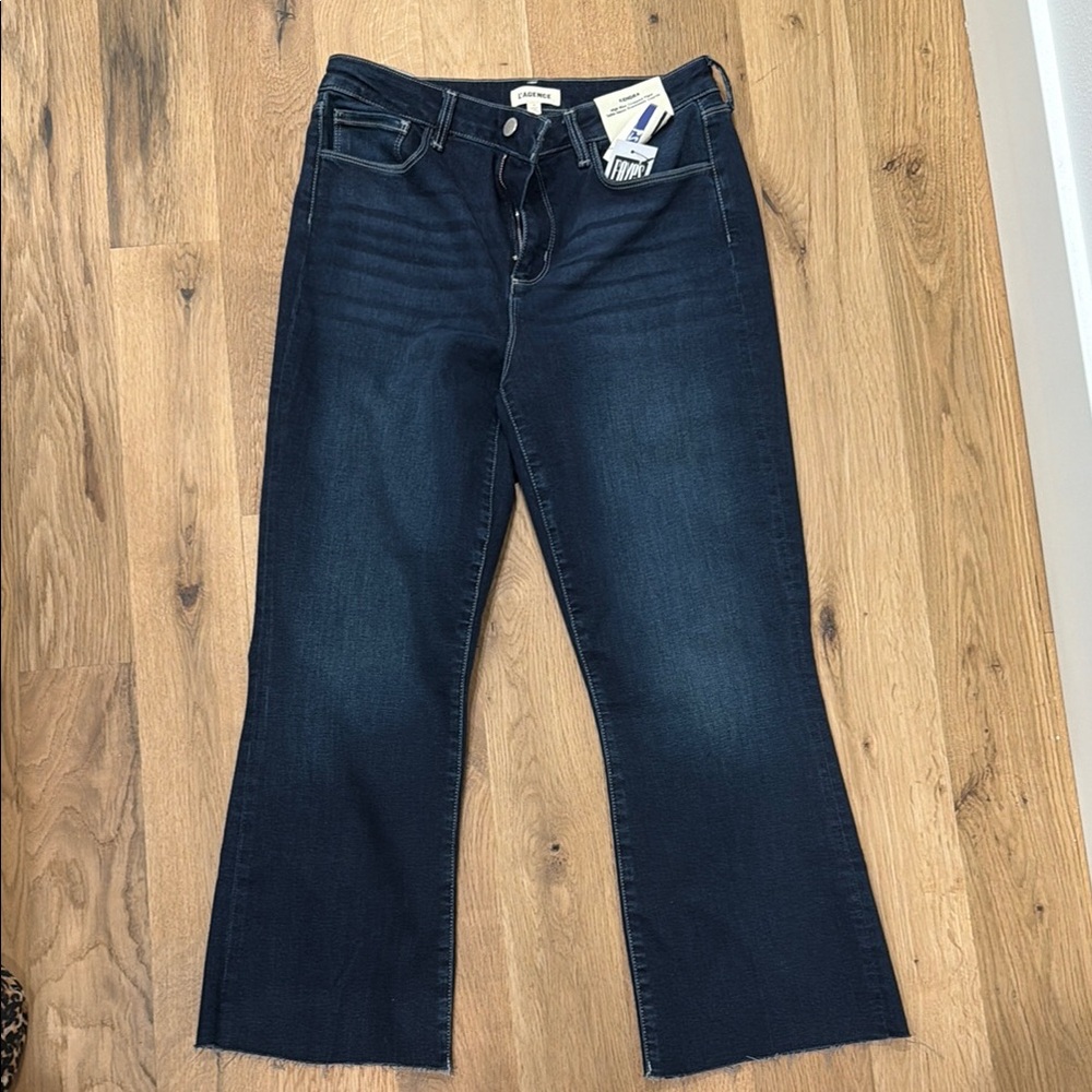 L'AGENCE Deep Indigo Flare Jeans